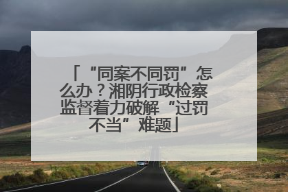 “同案不同罚”怎么办？湘阴行政检察监督着力破解“过罚不当”难题