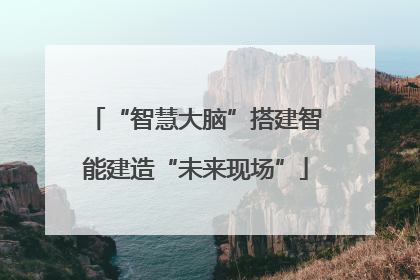 “智慧大脑”搭建智能建造“未来现场”