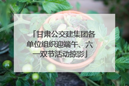 甘肃公交建集团各单位组织迎端午、六一双节活动掠影