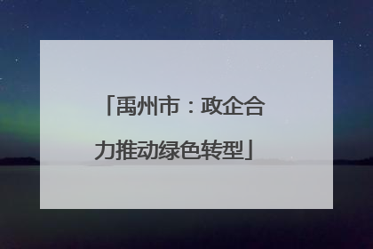 禹州市：政企合力推动绿色转型