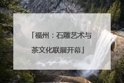 福州：石雕艺术与茶文化联展开幕