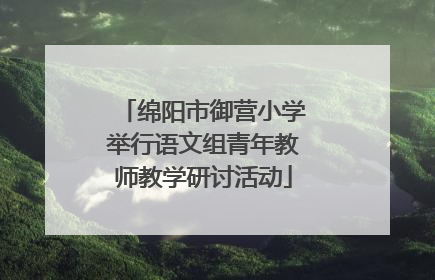 绵阳市御营小学举行语文组青年教师教学研讨活动