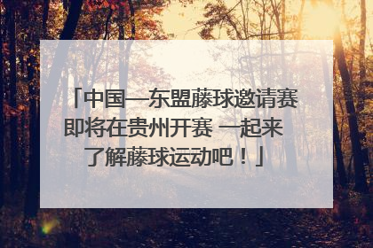 中国—东盟藤球邀请赛即将在贵州开赛 一起来了解藤球运动吧！