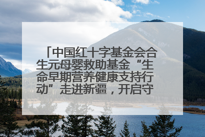 中国红十字基金会合生元母婴救助基金“生命早期营养健康支持行动”走进新疆，开启守护母婴新篇章！