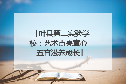 叶县第二实验学校：艺术点亮童心 五育滋养成长