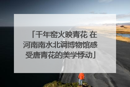千年窑火映青花 在河南南水北调博物馆感受唐青花的美学悸动