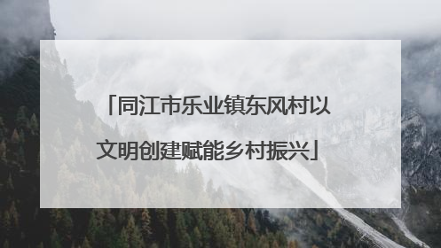 同江市乐业镇东风村以文明创建赋能乡村振兴
