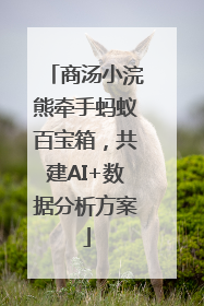 商汤小浣熊牵手蚂蚁百宝箱，共建AI+数据分析方案
