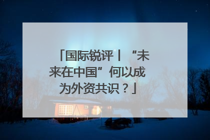 国际锐评丨“未来在中国”何以成为外资共识？