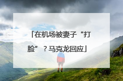 在机场被妻子“打脸”？马克龙回应