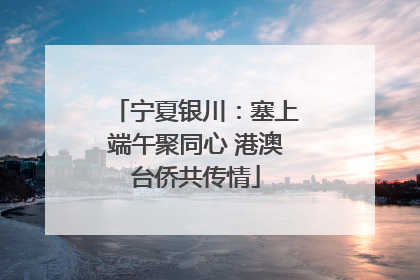 宁夏银川：塞上端午聚同心 港澳台侨共传情