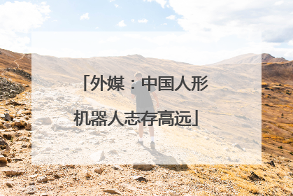 外媒：中国人形机器人志存高远
