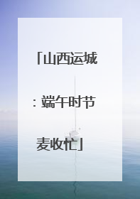 山西运城：端午时节麦收忙
