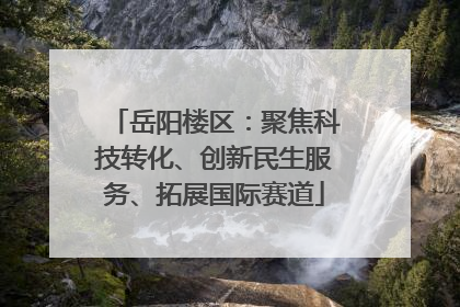 岳阳楼区：聚焦科技转化、创新民生服务、拓展国际赛道