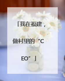 我在福建，做村里的“CEO”