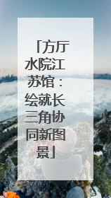 方厅水院江苏馆：绘就长三角协同新图景