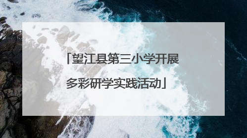 望江县第三小学开展多彩研学实践活动