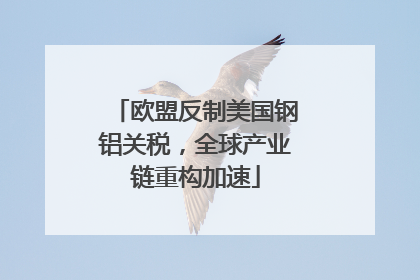 欧盟反制美国钢铝关税，全球产业链重构加速