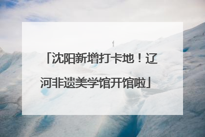 沈阳新增打卡地！辽河非遗美学馆开馆啦