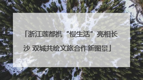 浙江莲都携“慢生活”亮相长沙 双城共绘文旅合作新图景