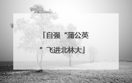 自强“蒲公英”飞进北林大