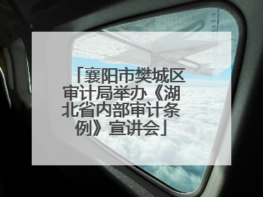 襄阳市樊城区审计局举办《湖北省内部审计条例》宣讲会