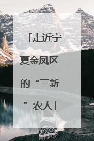 走近宁夏金凤区的“三新”农人