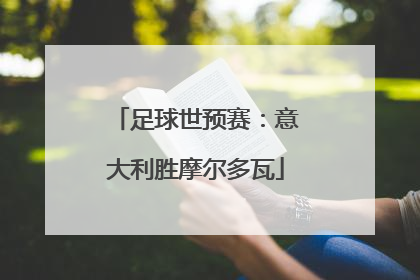 足球世预赛：意大利胜摩尔多瓦
