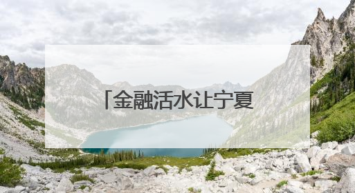 金融活水让宁夏新兴产业加速跑