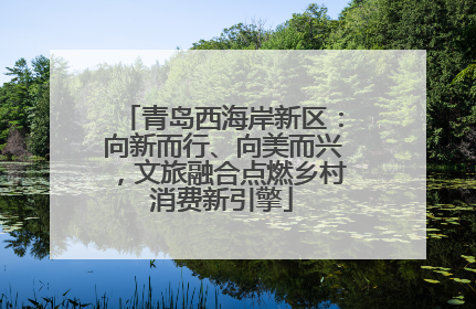 青岛西海岸新区：向新而行、向美而兴，文旅融合点燃乡村消费新引擎