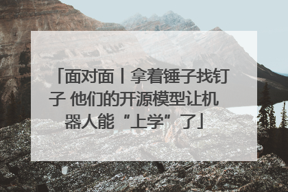 面对面丨拿着锤子找钉子 他们的开源模型让机器人能“上学”了