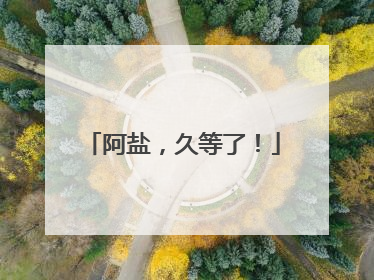 阿盐，久等了！