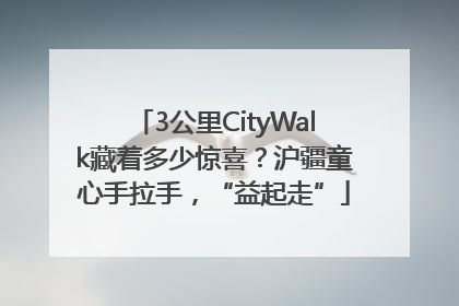 3公里CityWalk藏着多少惊喜？沪疆童心手拉手，“益起走”