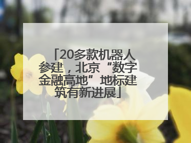 20多款机器人参建，北京“数字金融高地”地标建筑有新进展